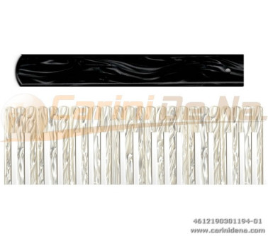 PALET KEL X TAST 41(24+17)T - cm 47 SET T.TONDA - mm 19x3 X DIESIS N.3 FA-LA - PERLA NERO 1194