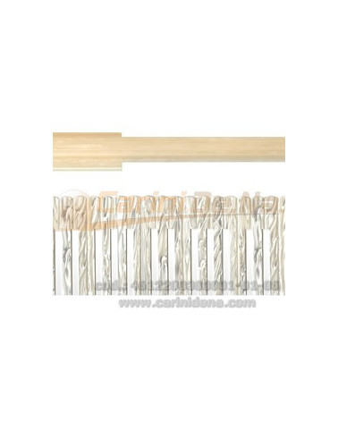 PALET KEL X TAST 41(24+17)T - cm 49,5 SET T.TONDA - mm 20x3 X DIESIS N.3 FA-LA - RIGATO AVORIO