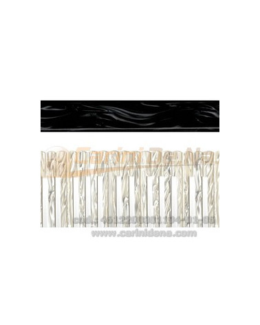 PALET KEL X TAST 41(24+17)T - cm 49,5 SET T.TONDA - mm 20x3 X DIESIS N.3 FA-LA - PERLA NERO 1194