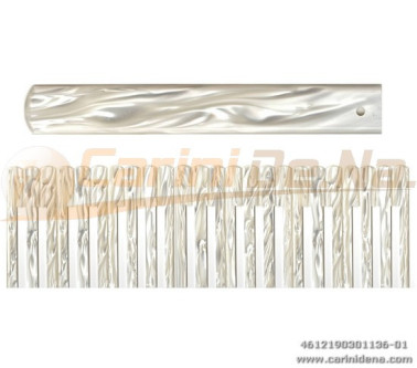 PALET KEL X TAST 41(24+17)T - cm 47 SET T.TONDA - mm 19x4 X DIESIS N.3 FA-LA - PERLA BIANCO 1136