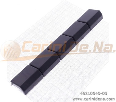 SPORTELLI REGISTRI PLAST. A 5 (5X40 mm)