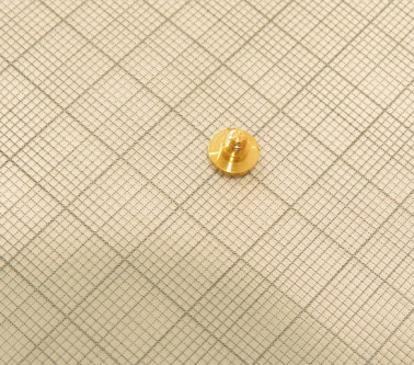 registri canto  vite ottone per leve mastro a 2 attacchi