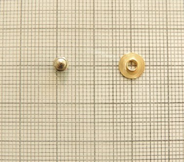 registri canto  vite e rondella per leve mastro a 1 attacchi