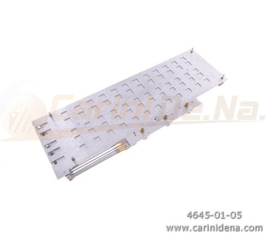 TABLE ALUMINUM PERFORATED BASSI IN 5A 3REGISTRI