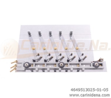 registri cromatici 5ef sc 3lam npr  leva passo 25 mm  tot l cm 10  inclinata