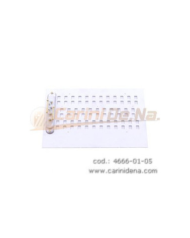 TABLE ALUMINUM PERFORATED CANTO IN 2A 3FILE 35 TASTI 6 LAM