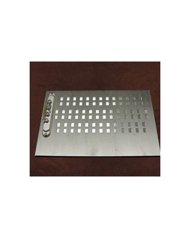 TABLE ALUMINUM PERFORATED CANTO IN 2A 3FILE 40 TASTI 6 LAM