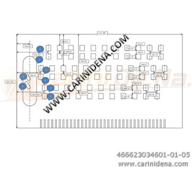 TABLE ALUMINUM PERFORATED CANTO IN 2A 3FILE 34 TASTI 6 LAM