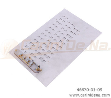 TABLE ALUMINUM PERFORATED CANTO IN 2A 3FILE 33 TASTI 6 LAM + BLOC