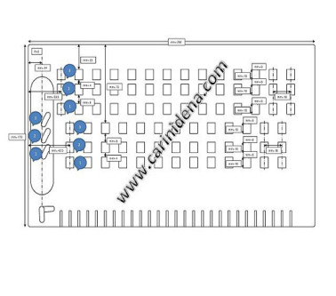 TABLE ALUMINUM PERFORATED CANTO IN 3A 2FILE 27 TASTI 6 LAM + BLOC