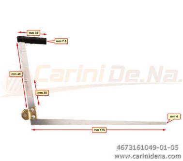 TASTI ALLUM. TRANC. CROM. 20/10 LUNGHI PUNTA LARGA P19 B6.1 PPL75X35 T 49 FM30
