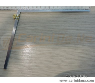 TASTI ALLUM. TRANC. CROM. 20/10 LUNGHI PUNTA LARGA P20 BOCC. 6.45 - SP.  7 MM