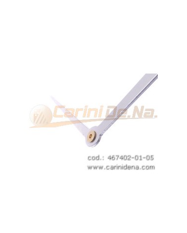 TASTI ALLUM. TRANC. CROM. 20/10 LUNGHI BOCC. PRESS. mm 6,7 DA SX