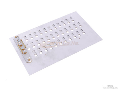 TABLE ALUMINUM PERFORATED CANTO IN 2A 3FILE 34 TASTI 6 LAM