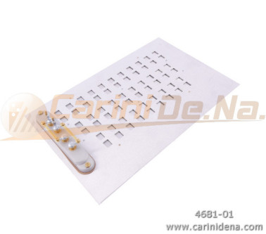 TABLE ALUMINUM PERFORATED CANTO IN 2A 3FILE 30 TASTI 6 LAM