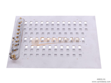 TABLE ALUMINUM PERFORATED CANTO IN 3A 3FILE 33 TASTI 9 LAM + BLOC