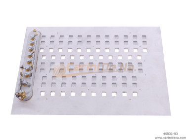 TABLE ALUMINUM PERFORATED CANTO IN 3A 3FILE 33 TASTI 9 LAM + BLOC