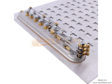 TABLE ALUMINUM PERFORATED CANTO IN 3A 3FILE 33 TASTI 9 LAM + BLOC