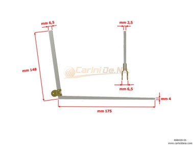 TASTI ALLUM. TRANC. CROM. 25/10 LUNGHI PUNTA LARGA P20