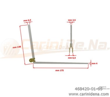 TASTI ALLUM. TRANC. CROM. 25/10 LUNGHI PUNTA LARGA P20
