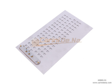 TABLE ALUMINUM PERFORATED CANTO IN 3A 2FILE 30 TASTI 6 LAM