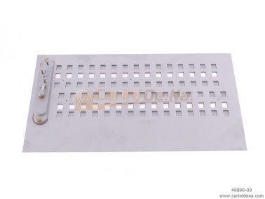 TABLE ALUMINUM PERFORATED CANTO IN 3A 2FILE 30 TASTI 6 LAM