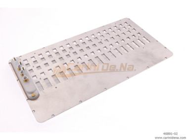 TABLE ALUMINUM PERFORATED CANTO IN 3A 2FILE 34 TASTI 6 LAM