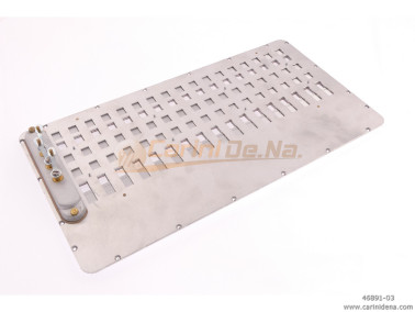 TABLE ALUMINUM PERFORATED CANTO IN 3A 2FILE 34 TASTI 6 LAM
