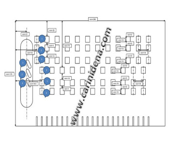 TABLE ALUMINUM PERFORATED CANTO IN 3A 2FILE 23 TASTI 6 LAM