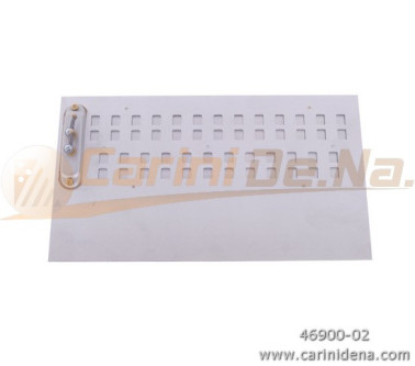 TABLE ALUMINUM PERFORATED CANTO IN 2A 2FILE 25 TASTI 4 LAM