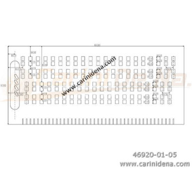 TABLE ALUMINUM PERFORATED CANTO IN 4A 2FILE 41 TASTI 8 LAM