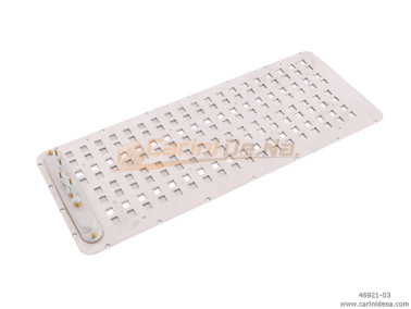 TABLE ALUMINUM PERFORATED CANTO IN 4A 2FILE 37 TASTI 8 LAM