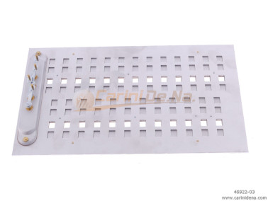 TABLE ALUMINUM PERFORATED CANTO IN 4A 2FILE 24 TASTI 8 LAM