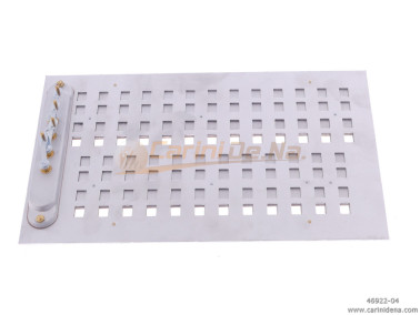 TABLE ALUMINUM PERFORATED CANTO IN 4A 2FILE 24 TASTI 8 LAM