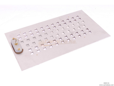 TABLE ALUMINUM PERFORATED CANTO IN 3A 2FILE 23 TASTI 2 LAM