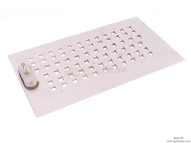 TABLE ALUMINUM PERFORATED CANTO IN 3A 2FILE 23 TASTI 2 LAM