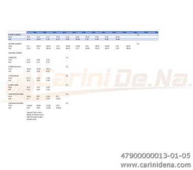 VOCI G DIAT 21/3(3N)16 Arm. 8B TIPO A MANO LA/RE CAGNONI