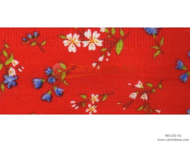 STOFFA FIORI H150 ROSSA