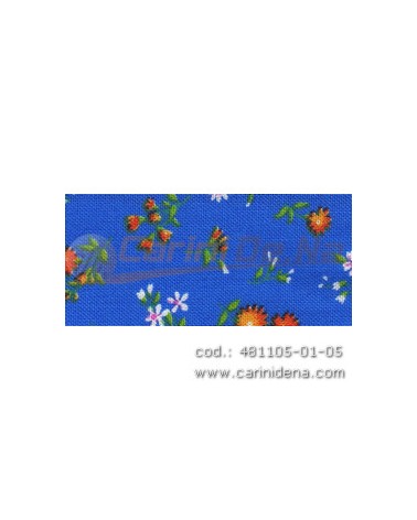 STOFFA FIORI H150 AZZURRA