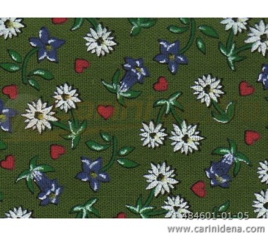 STOFFA FIORI TIROLO H150 VERDE