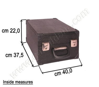 ACCORDION HARD CASE MOD. STD   12 int. cm 40 X 22 X 37.5