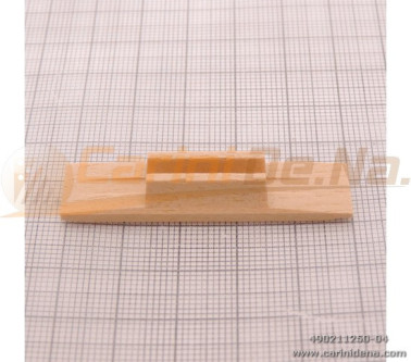 valvole legno aperte iii basse 12 x 50 x 7 6  pellefeltro mm 5 marronerosso