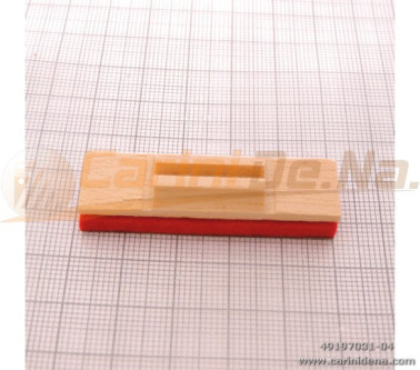 VALVOLE LEGNO ARMONIA 14 X 56 F 3 X 2,6 + PELLE/FELTRO mm 4.0 MARRONE/ROSSO