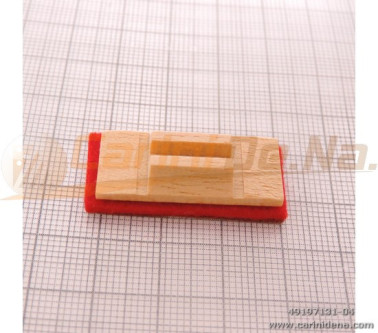 VALVOLE LEGNO ARMONIA 13 X 30 F 3 X 2,6 + PELLE/FELTRO mm 4.0 MARRONE/ROSSO