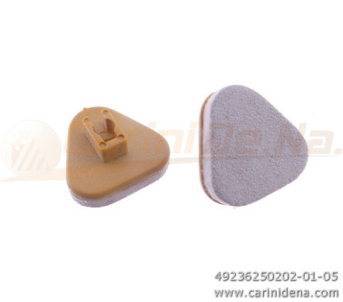 valvole plast austr norm triang u  pellefeltro mm 2 5 biancobianco