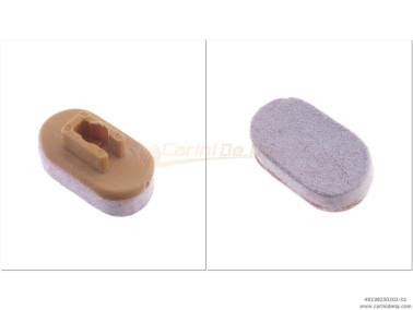 valvole plast austr norm ovali  pellefeltro mm 2 5 biancabianco