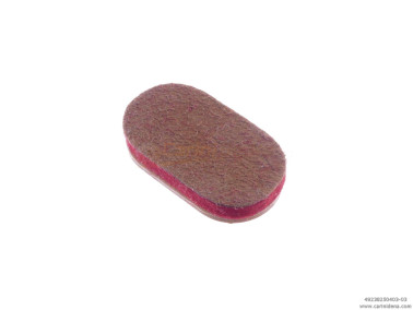 valvole plast austr norm ovali  pellefeltro mm 2 5 marronerosso