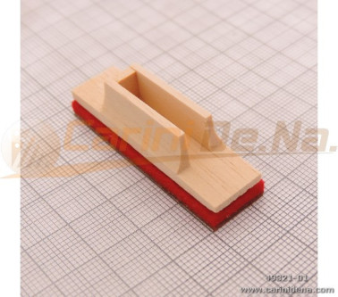 VALVOLE LEGNO CHIUSE III 12,2 X 47 F 4,8 X 8,0 + PELLE/FELTRO mm 5.0 MARRONE/ROSSO