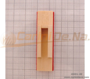 VALVOLE LEGNO CHIUSE III 12,2 X 47 F 4,8 X 8,0 + PELLE/FELTRO mm 5.0 MARRONE/ROSSO