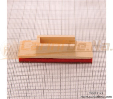 VALVOLE LEGNO CHIUSE III 12,2 X 47 F 4,8 X 8,0 + PELLE/FELTRO mm 5.0 MARRONE/ROSSO